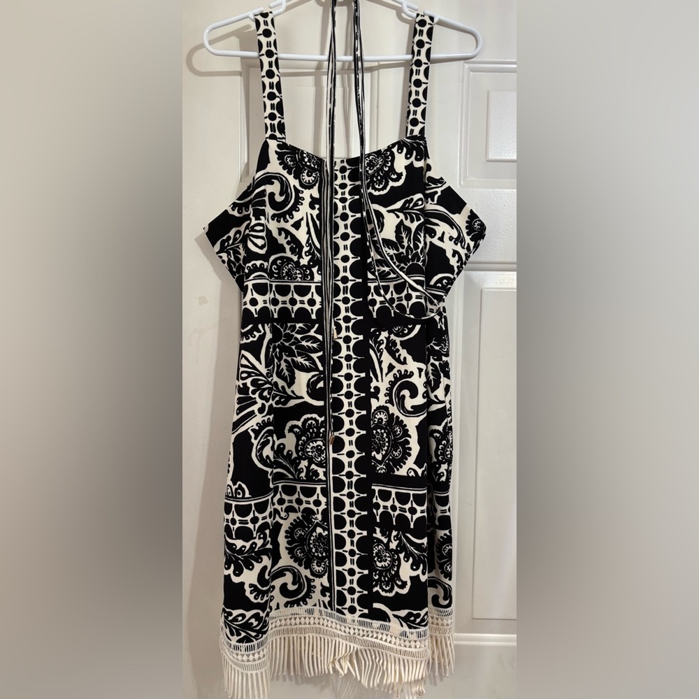 New TAHARA sun dress with fringe!